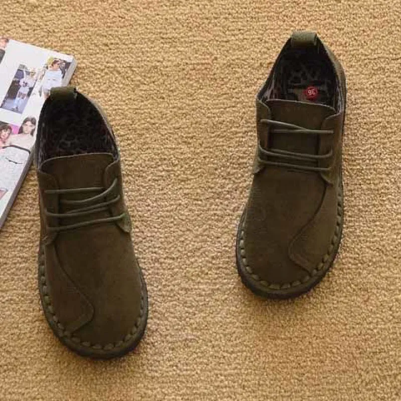 Flat Single Leopard Print Lazy Cotton Fisherman Shoes