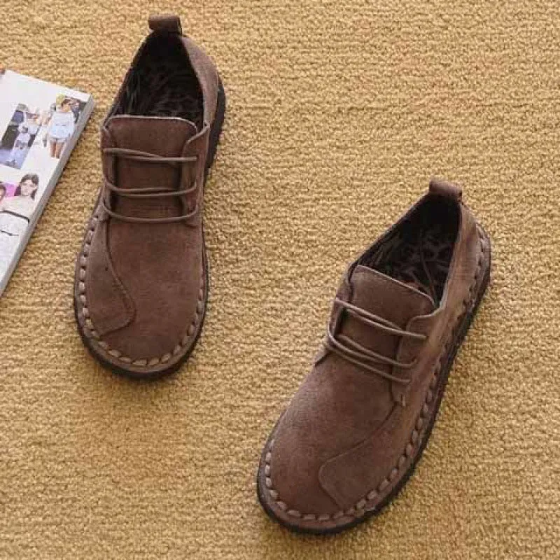 Flat Single Leopard Print Lazy Cotton Fisherman Shoes
