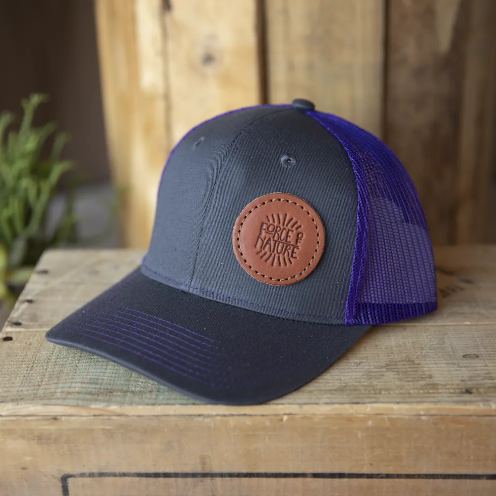 Force of Nature Leather Patch Hat