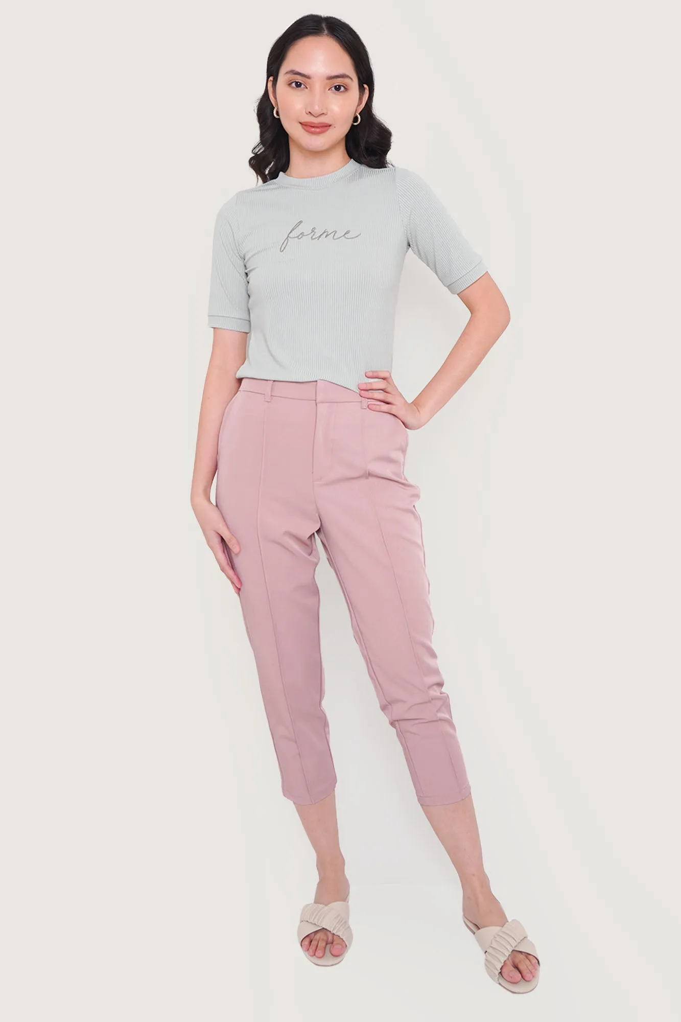 ForMe Ribbed Logo Tee