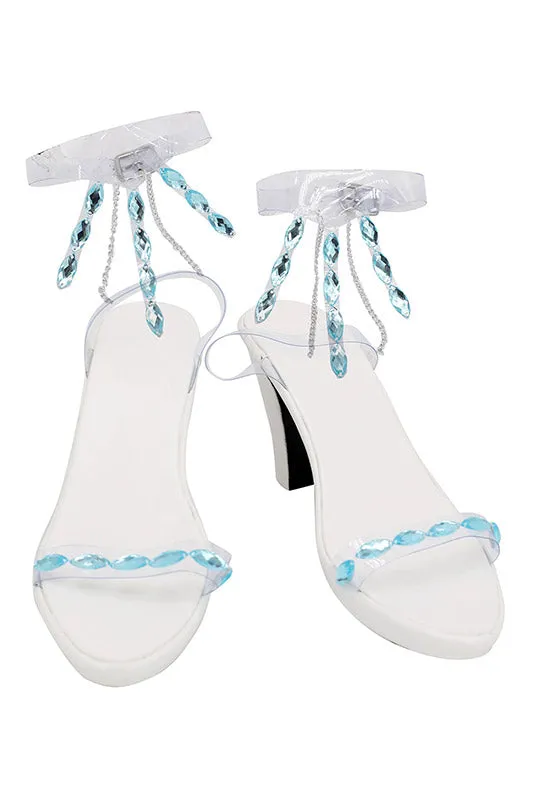 Frozen 2 Elsa Ahtohallan Cave Queen Boots Cosplay Shoes