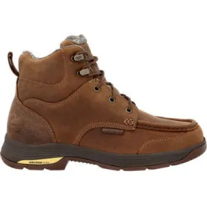 Georgia Men's Athens Superlyte Waterproof Moc Toe Work Boot -Brown- GB00547