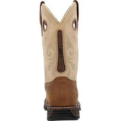 Georgia Men's Carbo Tec FLX 11" Alloy Toe Western Work Boot -Brown- GB00670
