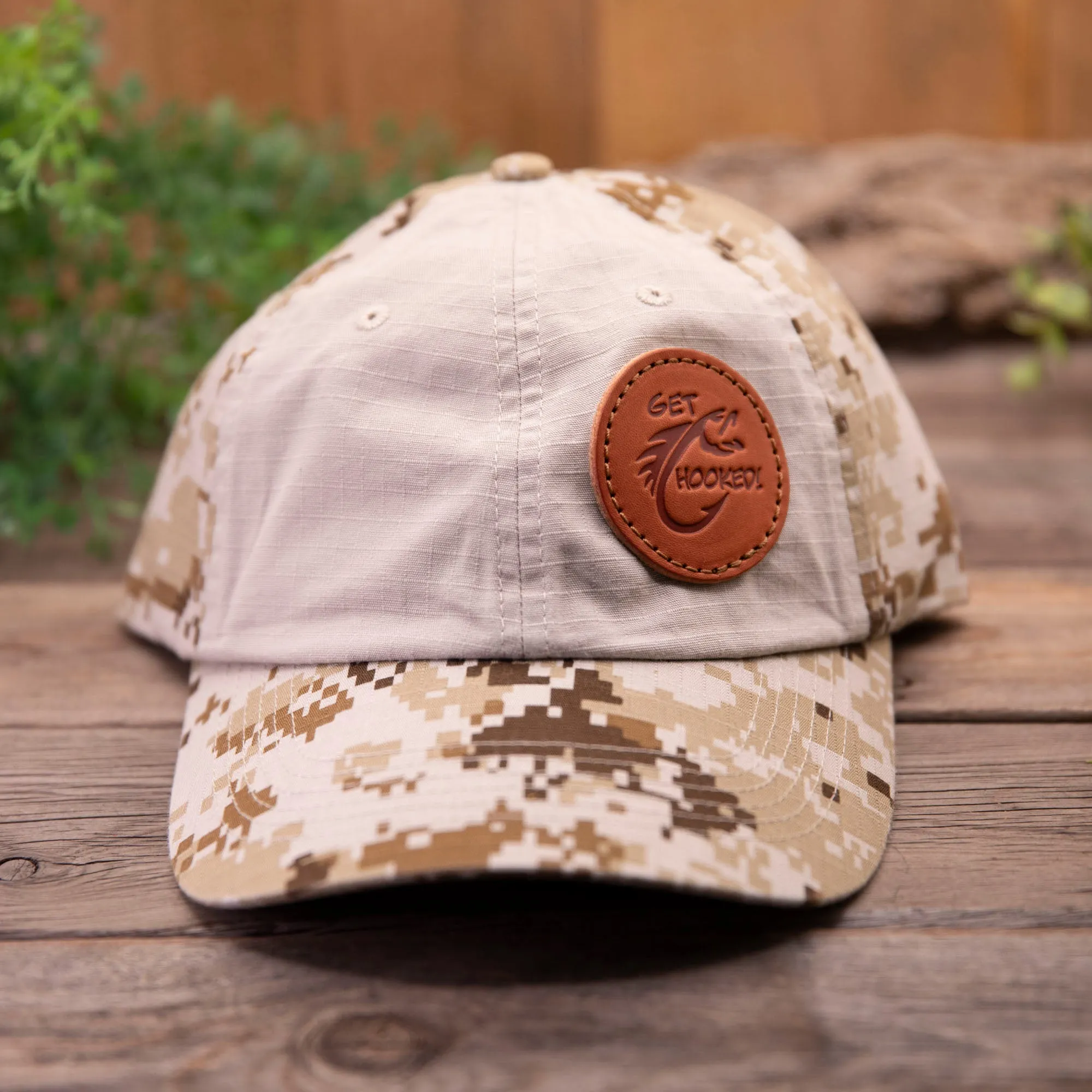 Get Hooked Leather Patch Hat