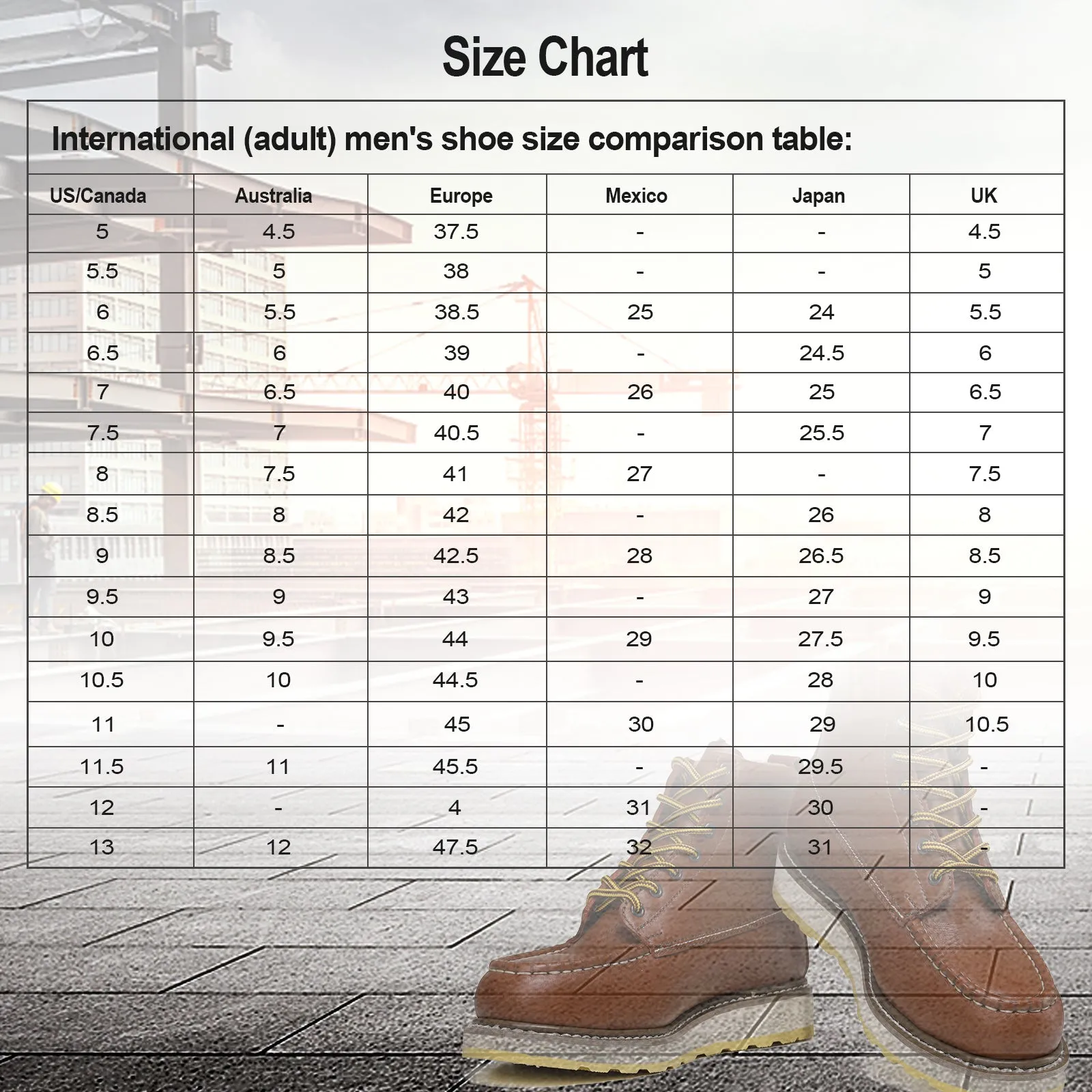 HANDPOINT 84992 Men's 6" Leather Slip Resistant Durability Steel Toe Work Boots