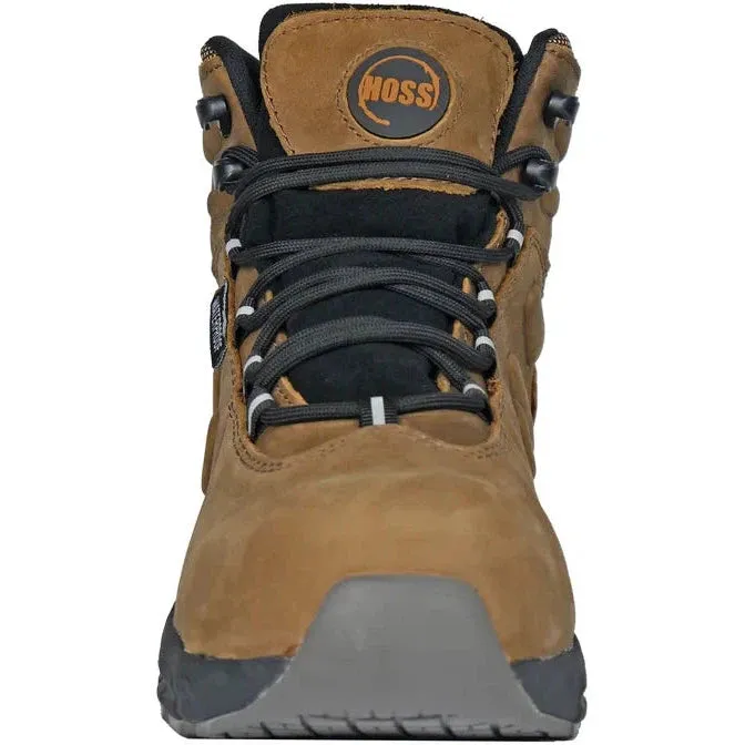 Hoss Men's Tikaboo UL Composite Toe Waterproof Slip Resistant Work Boot - Brown 60406