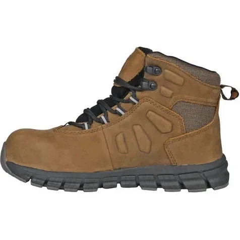 Hoss Men's Tikaboo UL Composite Toe Waterproof Slip Resistant Work Boot - Brown 60406