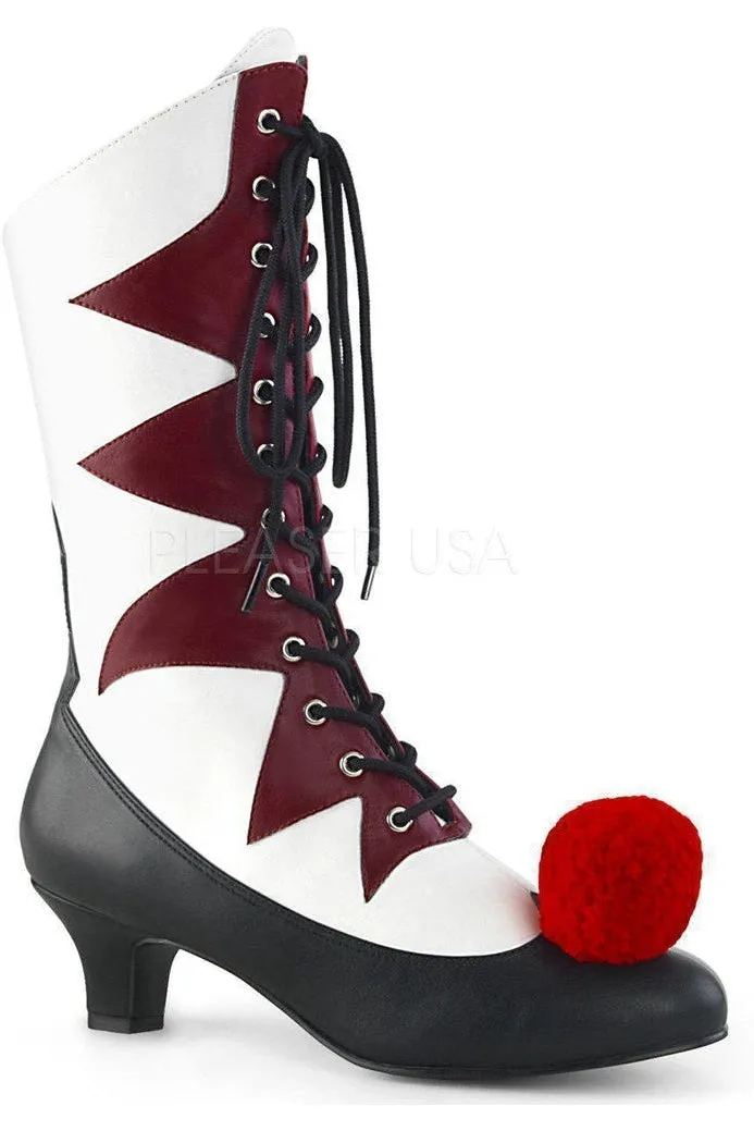 IT-120 Costume Knee Boot | White Faux Leather