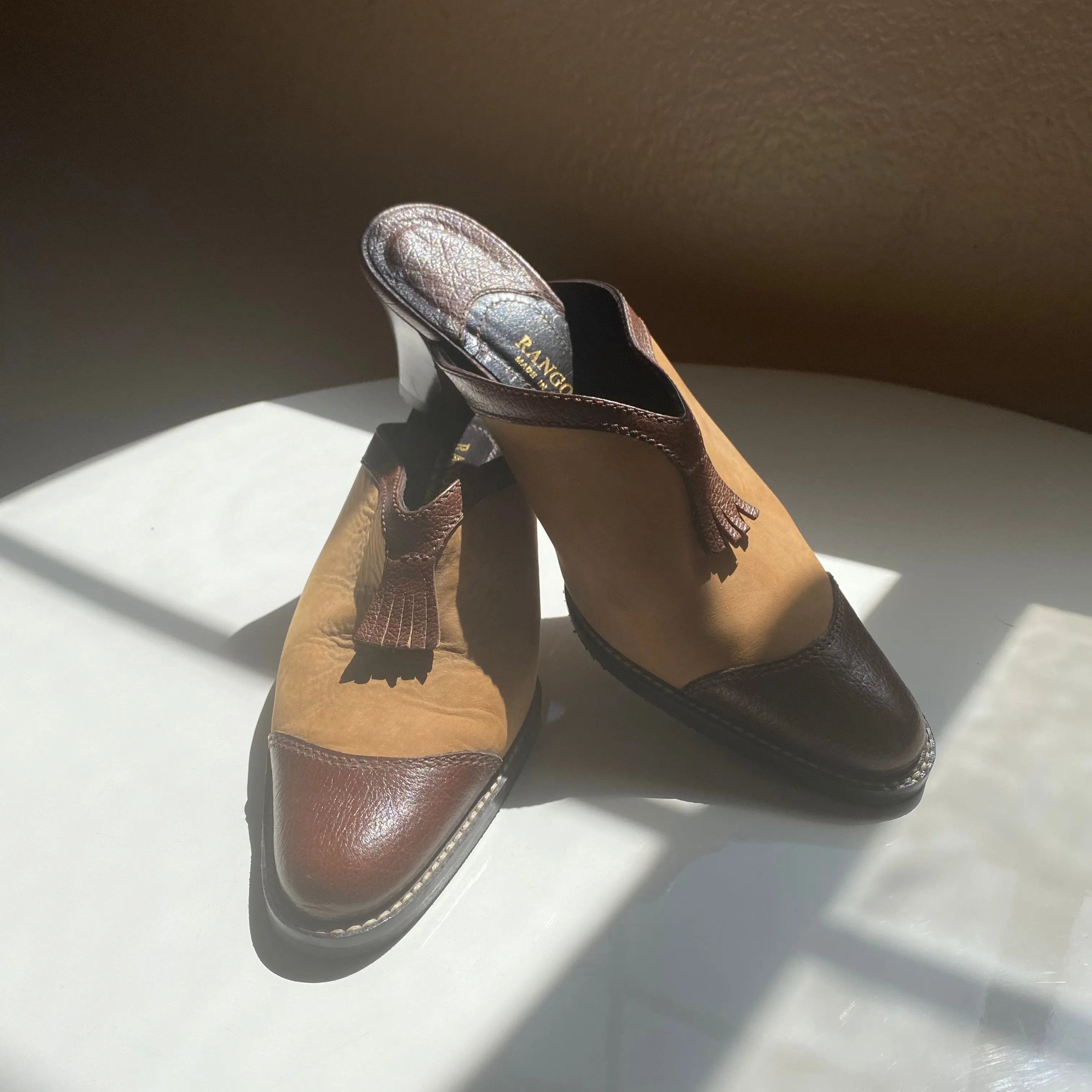 Italian Leather Mules