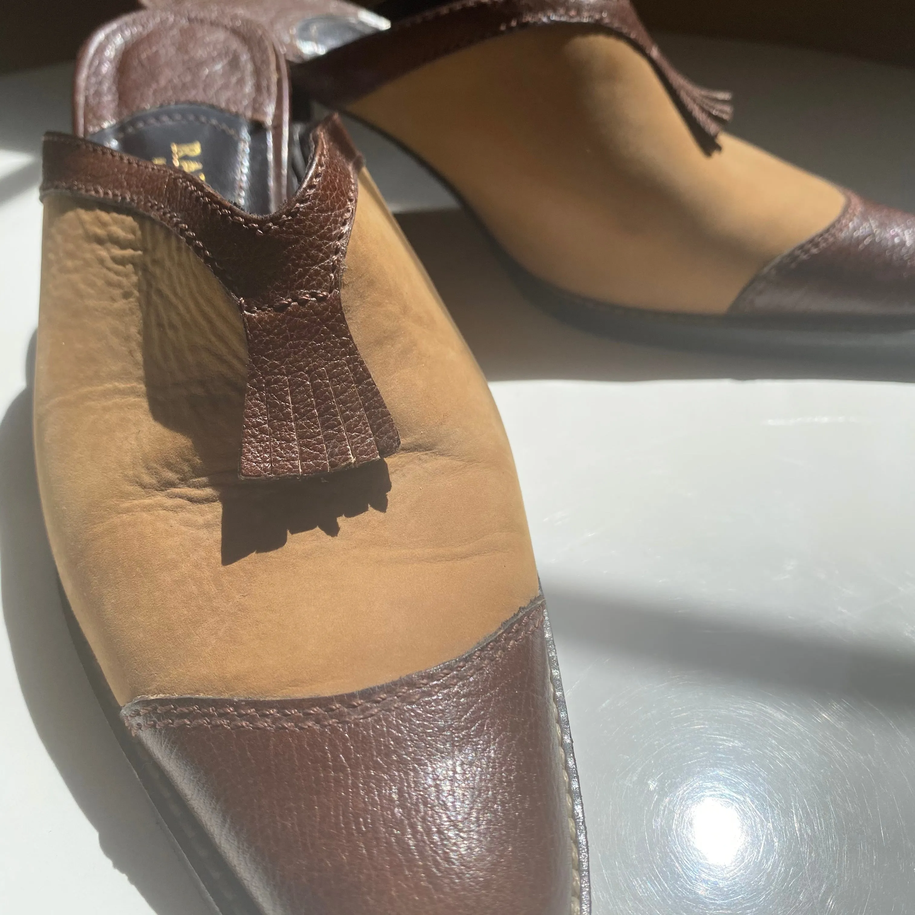 Italian Leather Mules