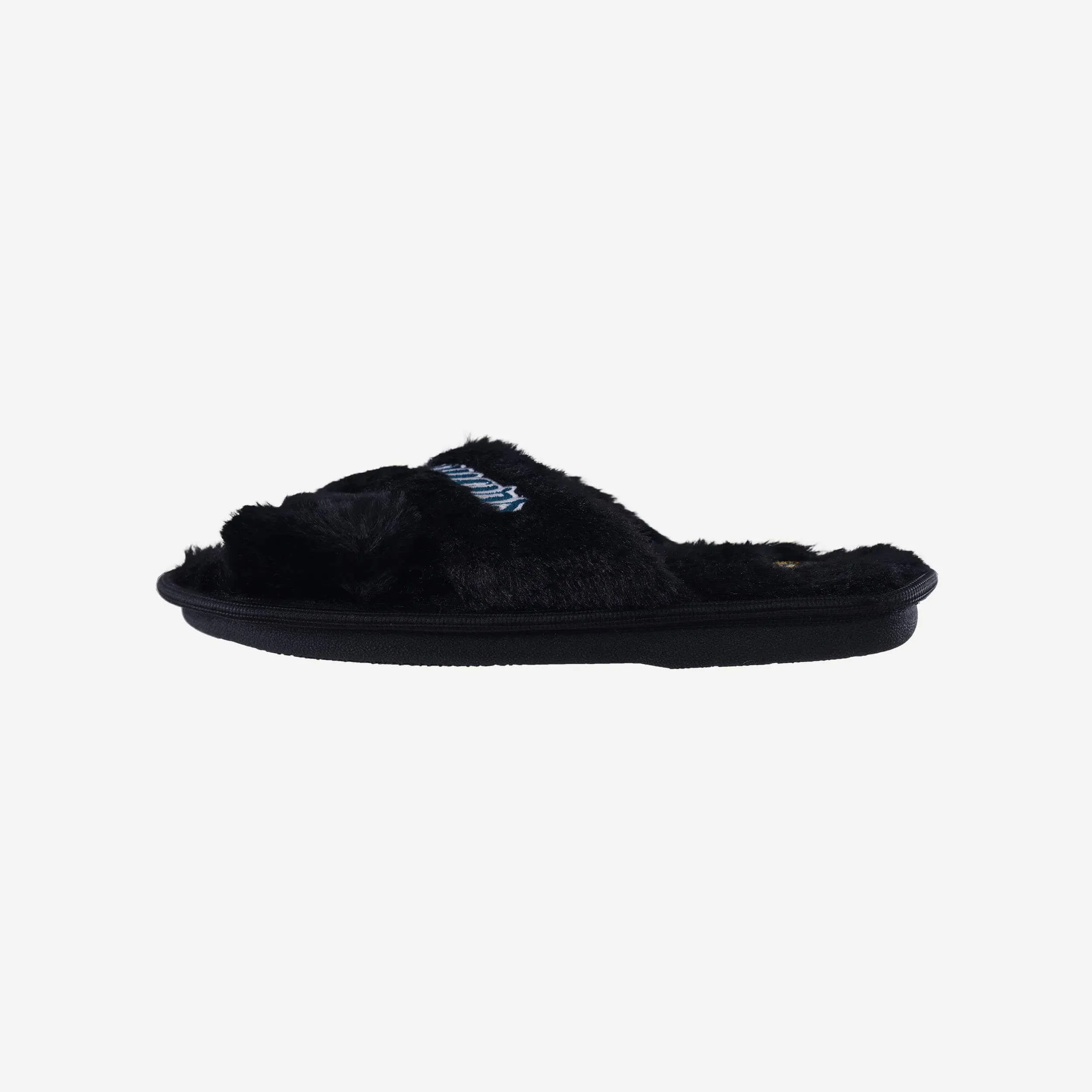 Jacksonville Jaguars Womens Script Wordmark Fur Cross Slide