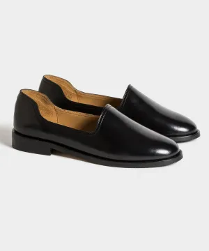 Jacques Solovière Slim Calf Leather Pump in Black
