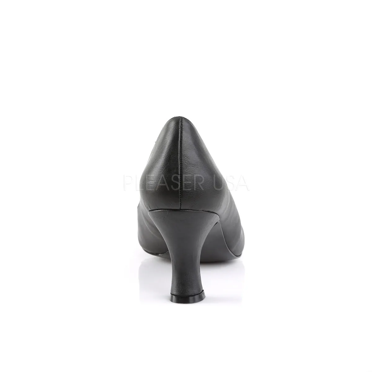 JENNA-01  Black Faux Leather