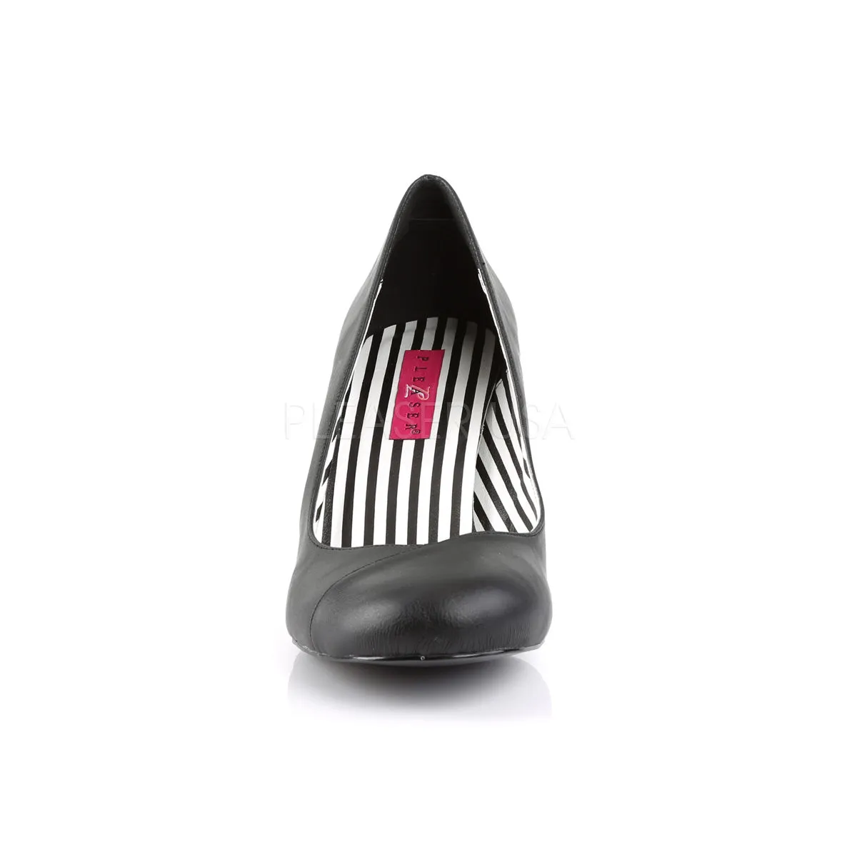 JENNA-01  Black Faux Leather