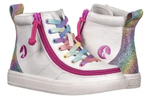 Kids' White Rainbow Billy Classic Lace Highs