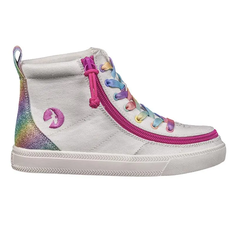 Kids' White Rainbow Billy Classic Lace Highs