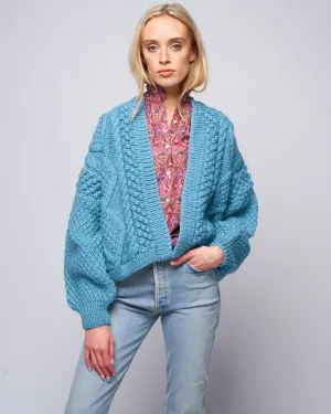 kimmie cardigan - cameo blue