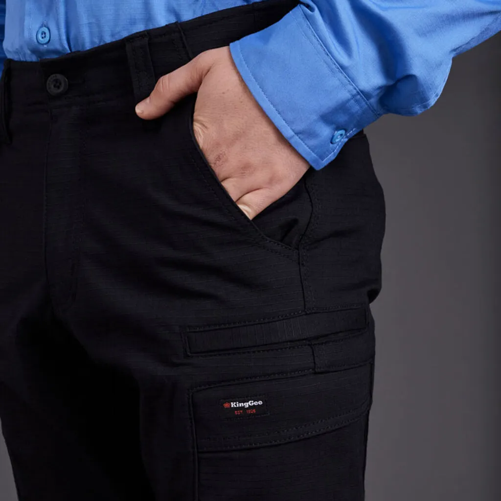 King Gee Men's Workcool Pro Stretch Cargo Work Pants - 3 Colours