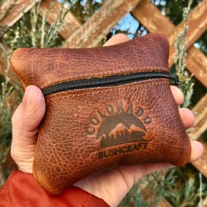 Kodiak Leather Traditional EDC Pocket Pouch Bushcraft Survival Camping Possibles Dopp Grooming