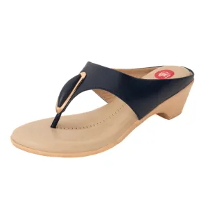 Ladly Indian Stylish Faux Leather Comfortable and Stylish Wedges| For Casual Wear & Formal Wear Occasions 2 inches heel |For Women & Girls