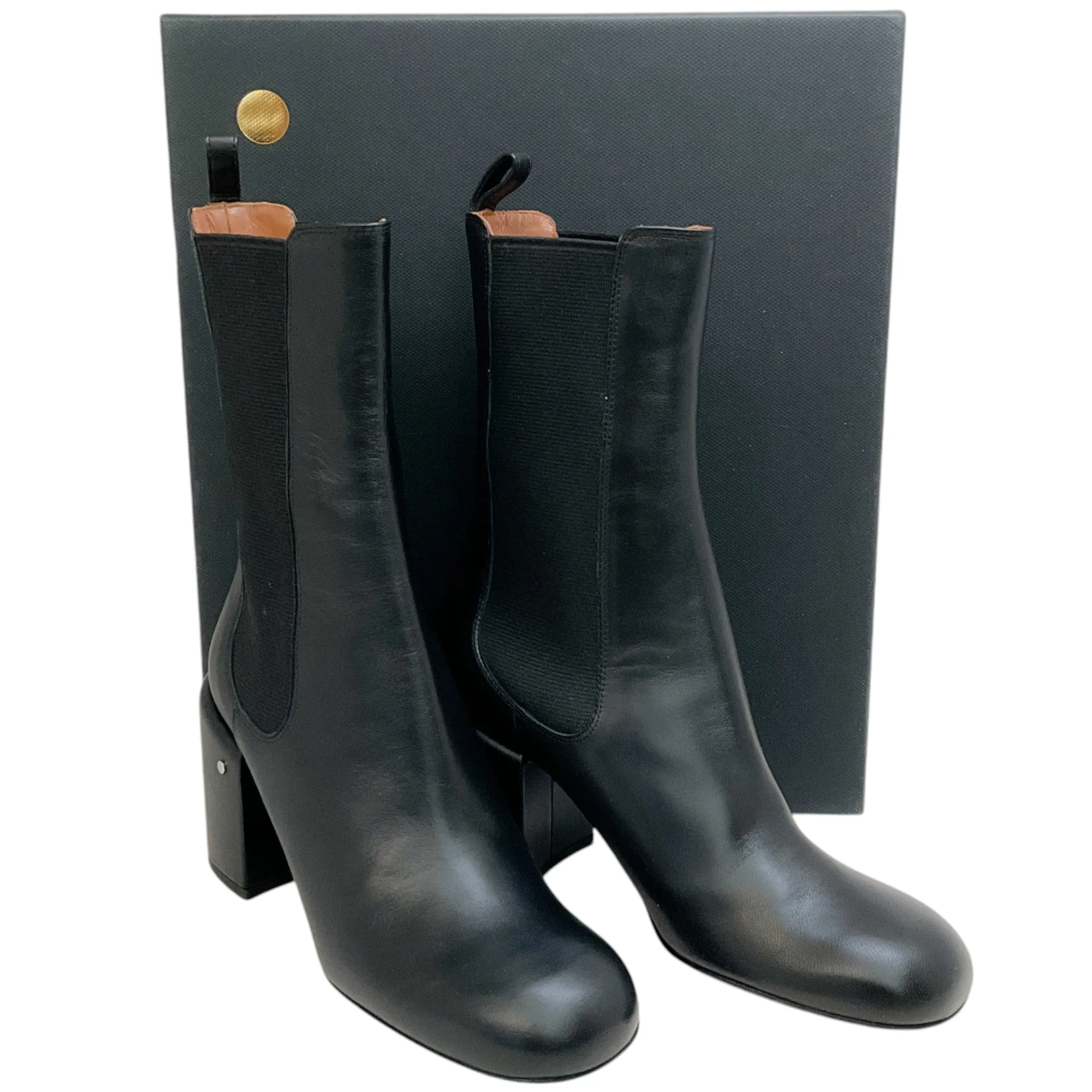 Laurence Dacade Black Leather Elen Ankle Boots