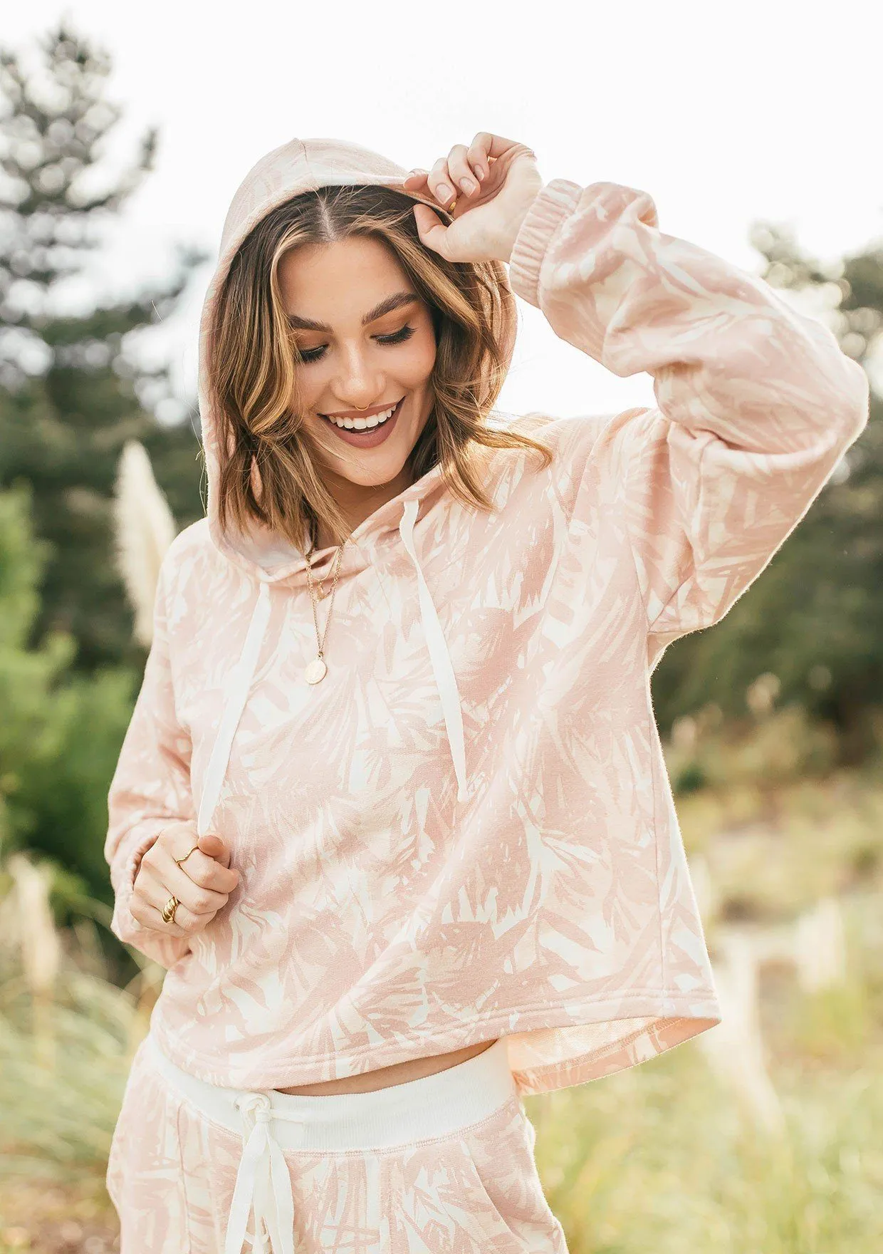 Lazy Days Palm Hoodie