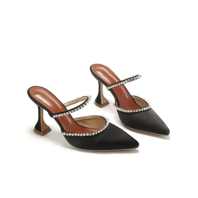 Leopard Print Baotou Half Drag Sandals