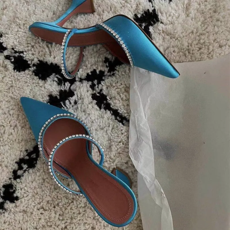 Leopard Print Baotou Half Drag Sandals