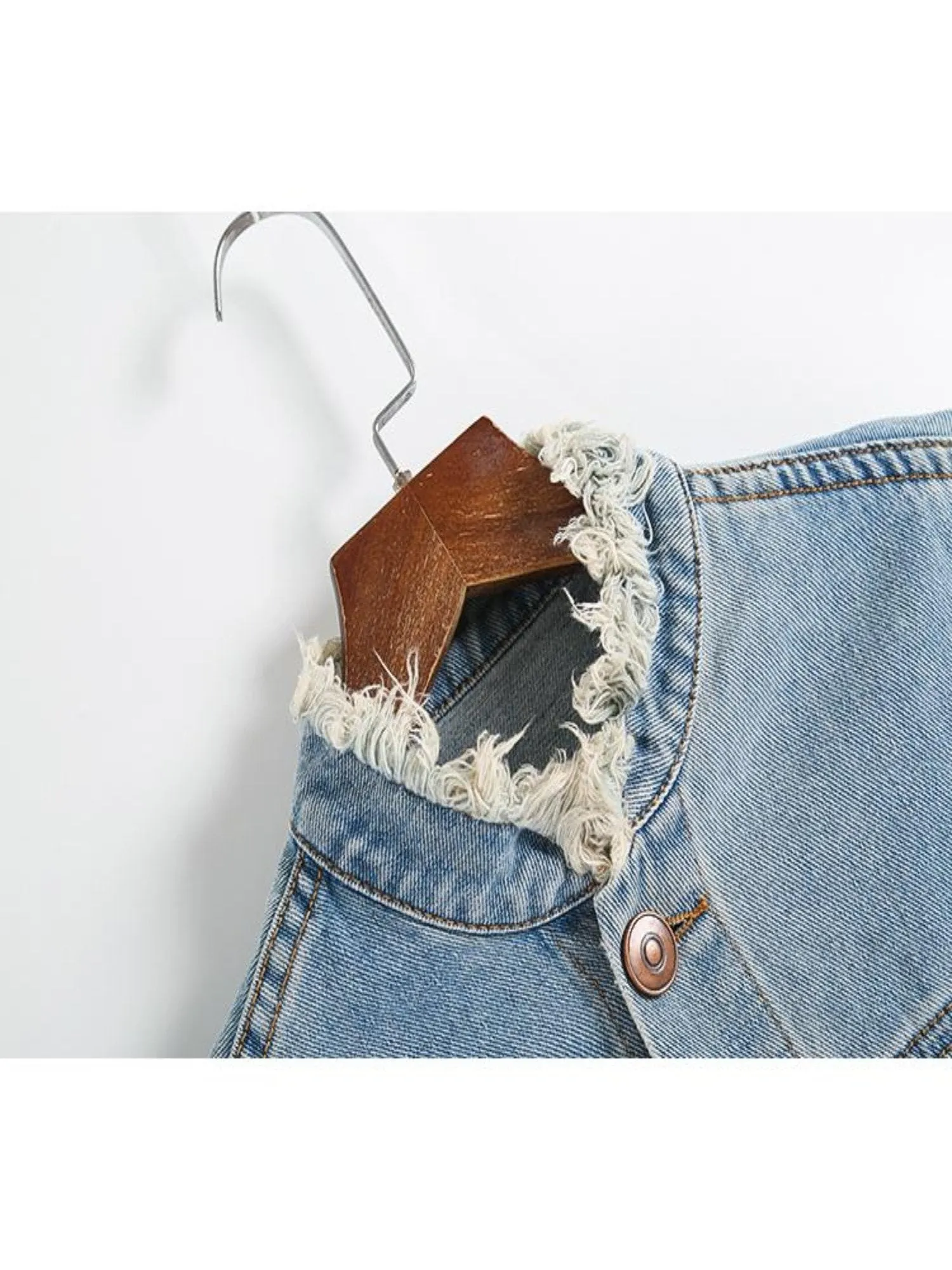 Liverpool Embellished Star Patch Denim Jacket