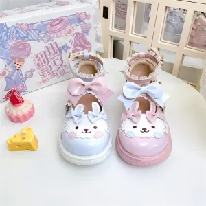 Lolita Rabbit Head Lace Shoes UB98177