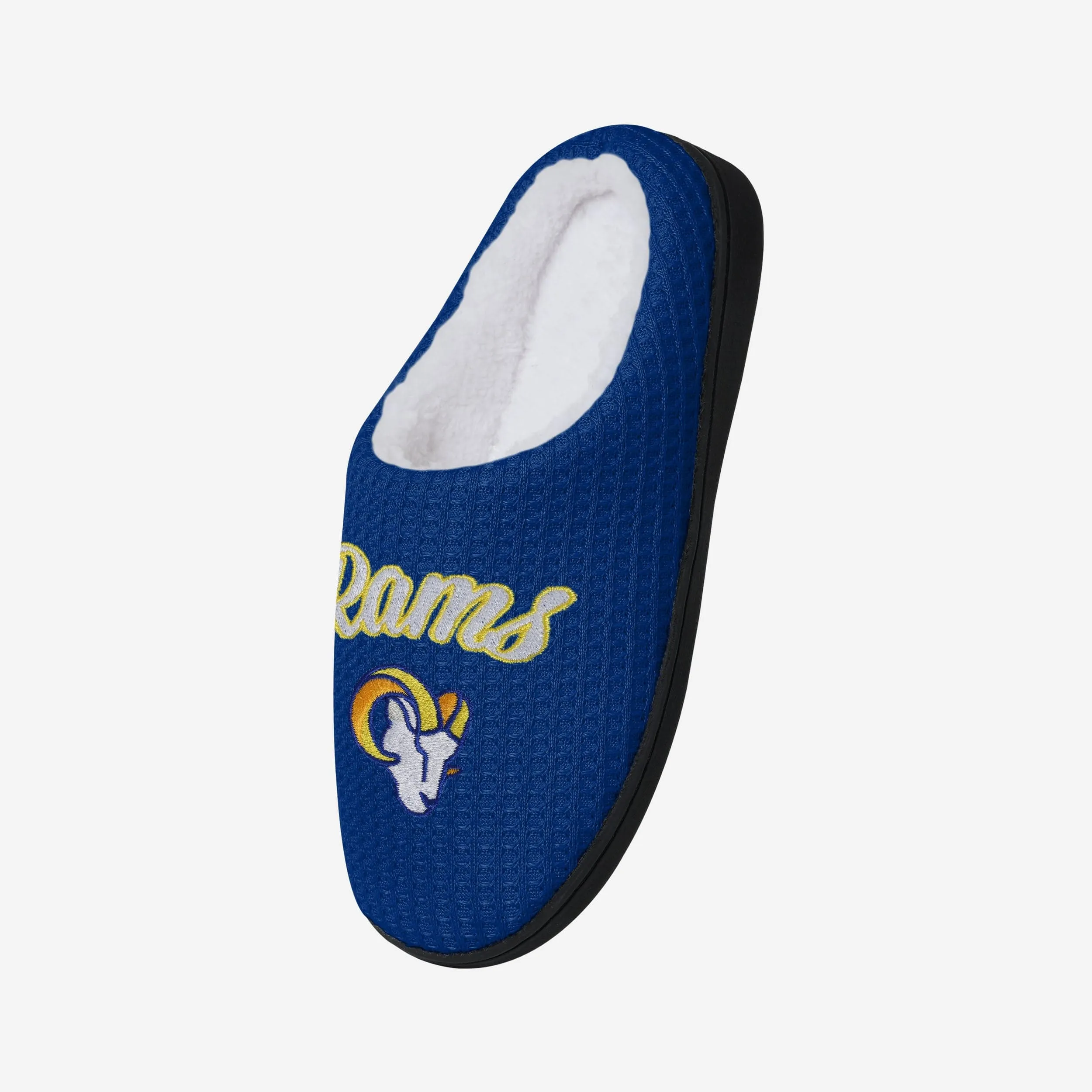 Los Angeles Rams Womens Sherpa Lined Memory Foam Slipper