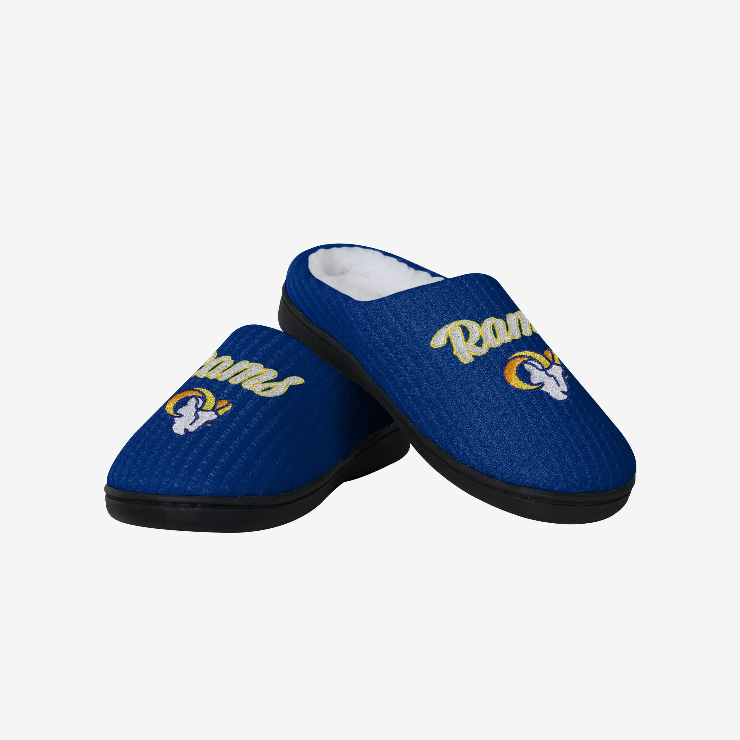 Los Angeles Rams Womens Sherpa Lined Memory Foam Slipper