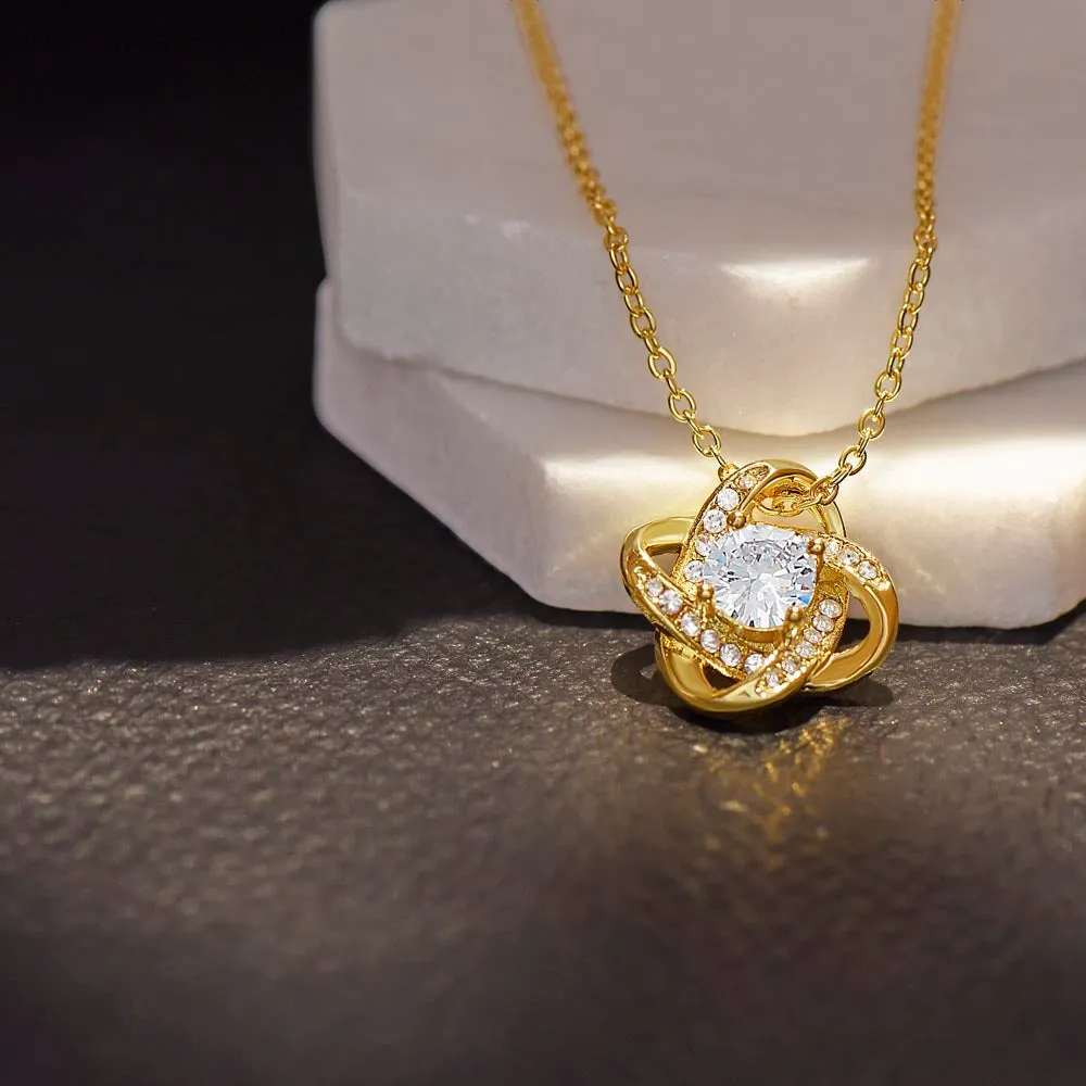 love knot earing To my soulmate necklace gift for anniversary or Valentine's ay