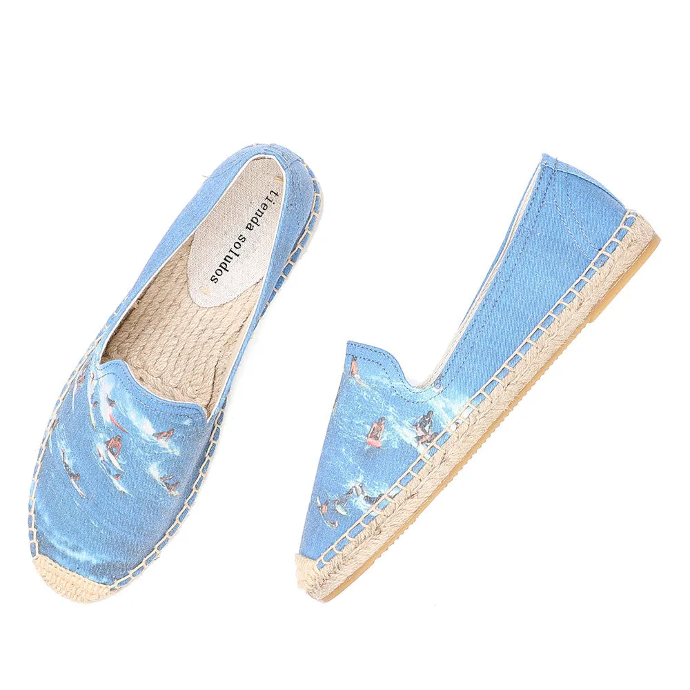 Low-cut Canvas Casual Single Shoes Women Printed Fashion Lazy