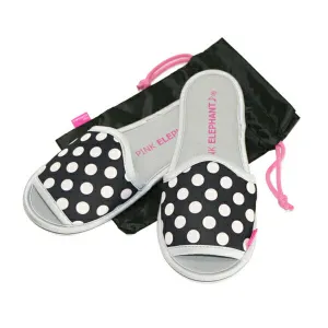 <BR>ピンクエレファント <BR>ルームシューズ<BR>BLKDOT（ブラックドット）<BR>ウエットスーツ素材の携帯スリッパ。はき心地よく、洗ってもすぐ乾くから、とっても清潔！<BR><BR>