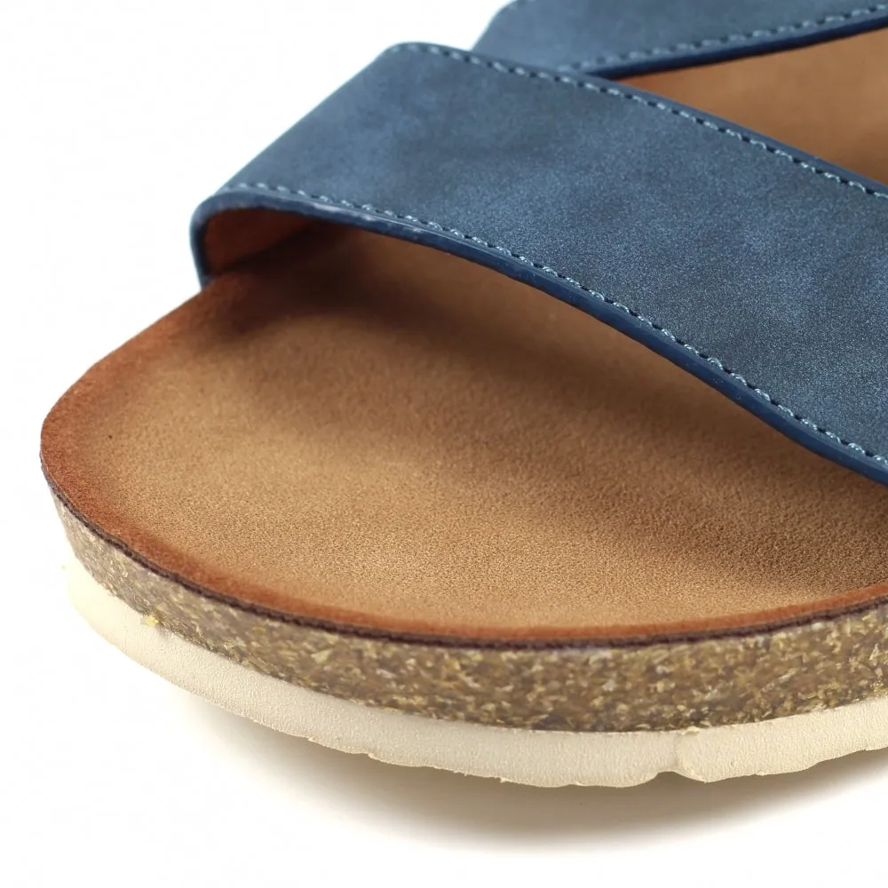 Lunar Cluster Navy Sandal