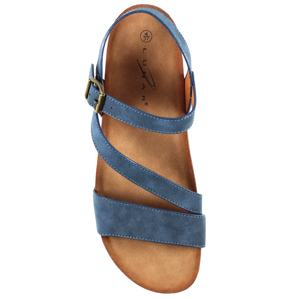 Lunar Cluster Navy Sandal