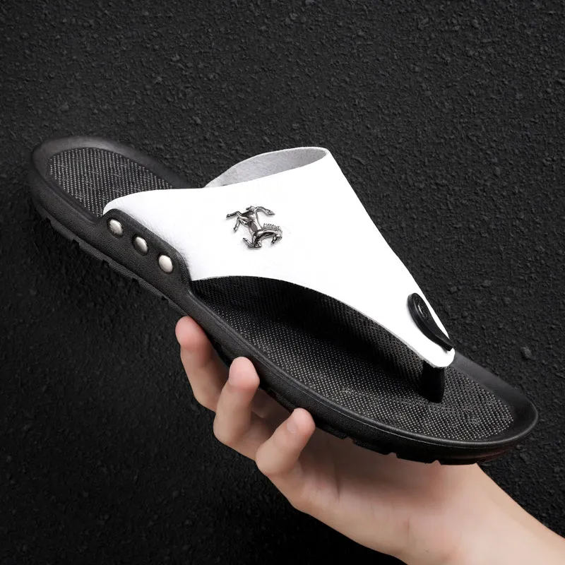Luxury Brand Casual Shoes Men Sandals Slippers Slides Summer Beach