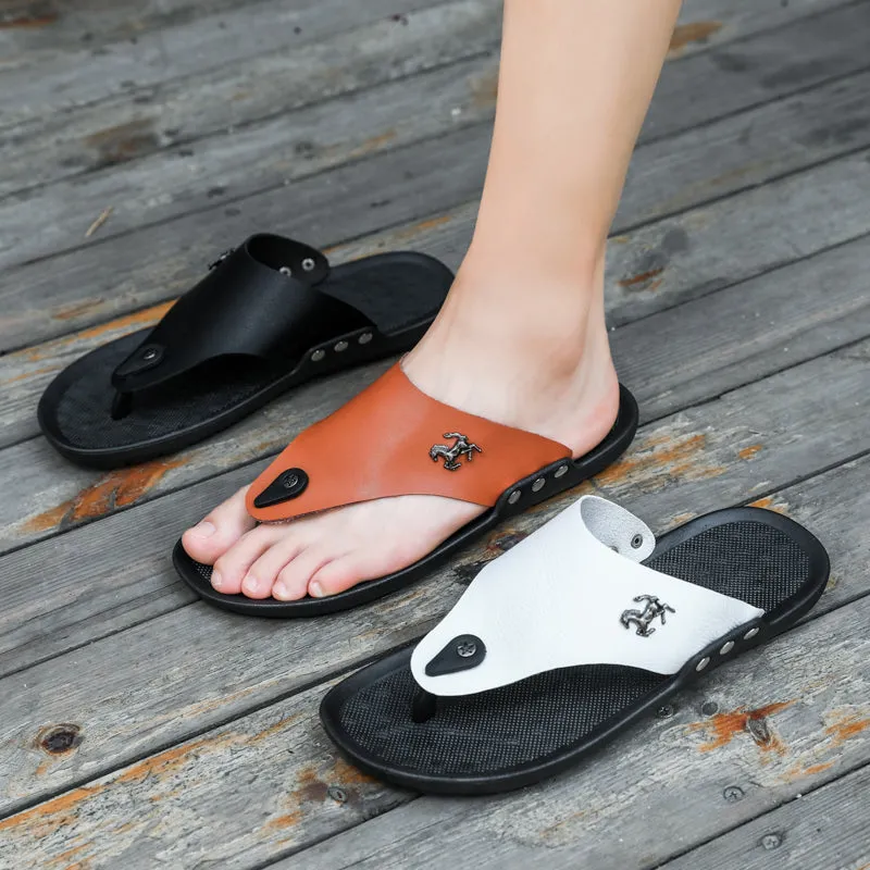 Luxury Brand Casual Shoes Men Sandals Slippers Slides Summer Beach