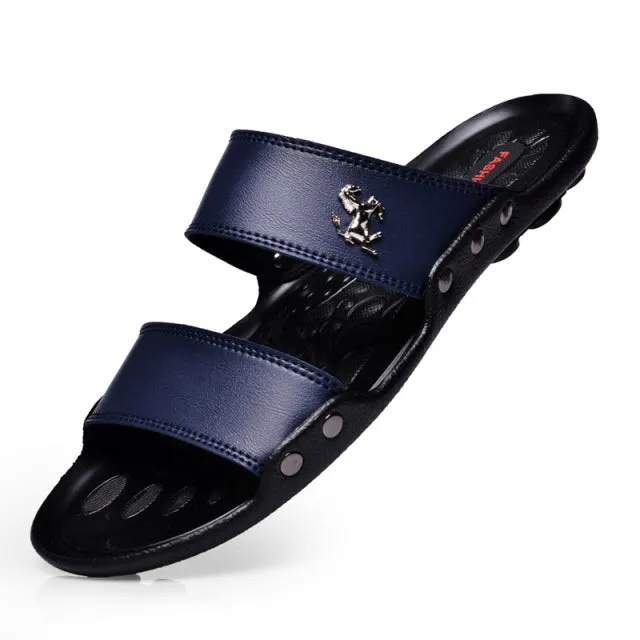 Luxury Brand Casual Shoes Men Sandals Slippers Slides Summer Beach