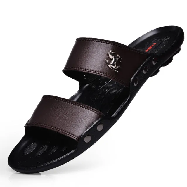 Luxury Brand Casual Shoes Men Sandals Slippers Slides Summer Beach