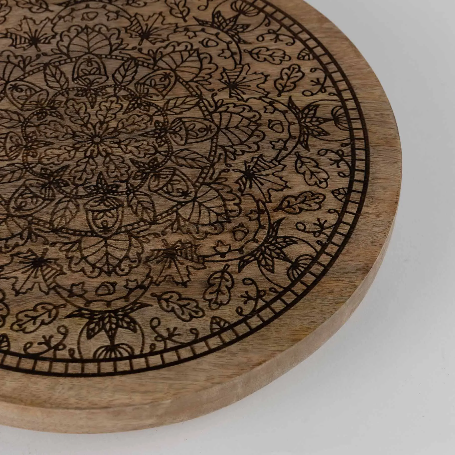 Mandala Wooden Lazy Susan