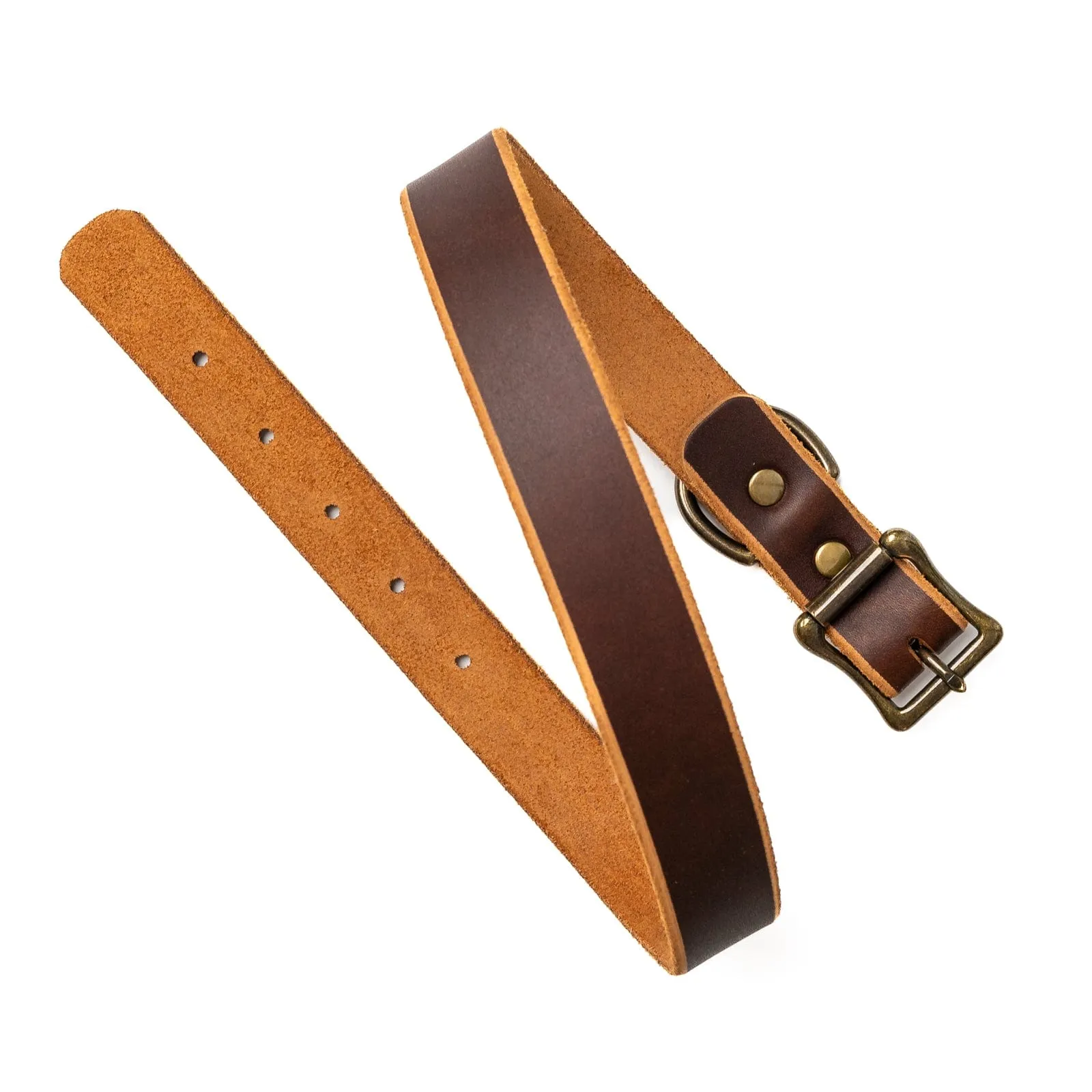 Matching Dog Collar & Leash Bundle - Heritage Brown