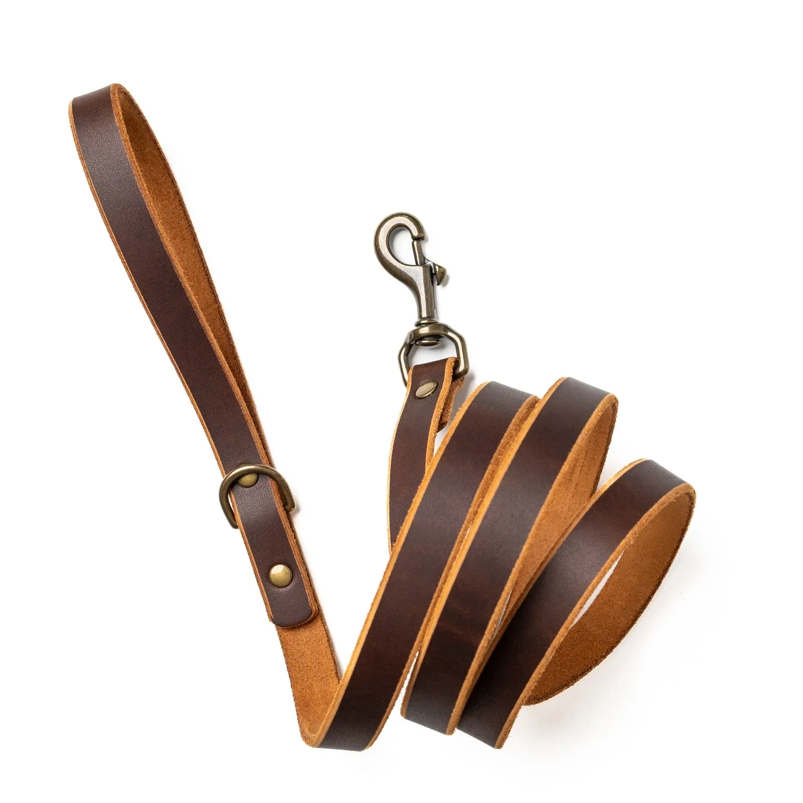 Matching Dog Collar & Leash Bundle - Heritage Brown