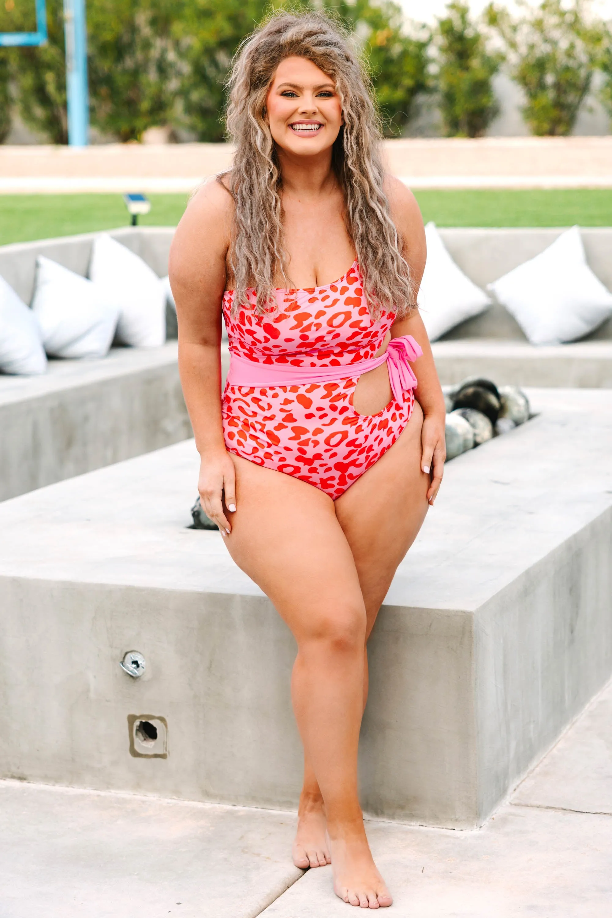 Meet Me In Maui Swimsuit, Pink
