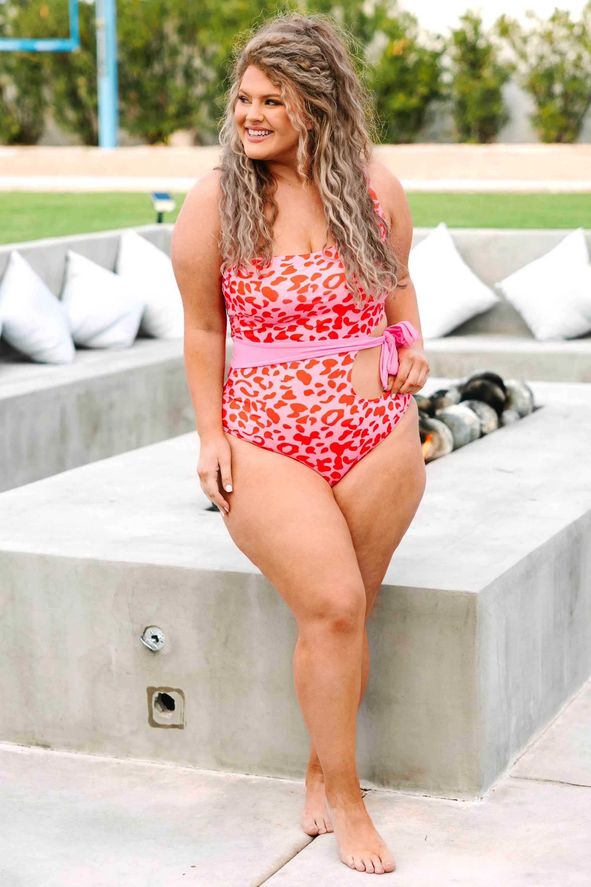 Meet Me In Maui Swimsuit, Pink