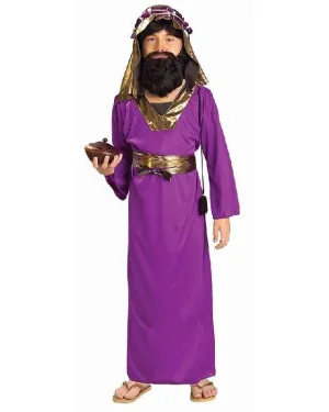 Melchoir Royal Purple Three Wise Men Boy's Christmas Costume