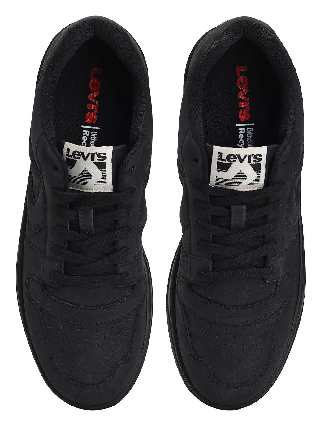 Men's Black Solid Sneakers