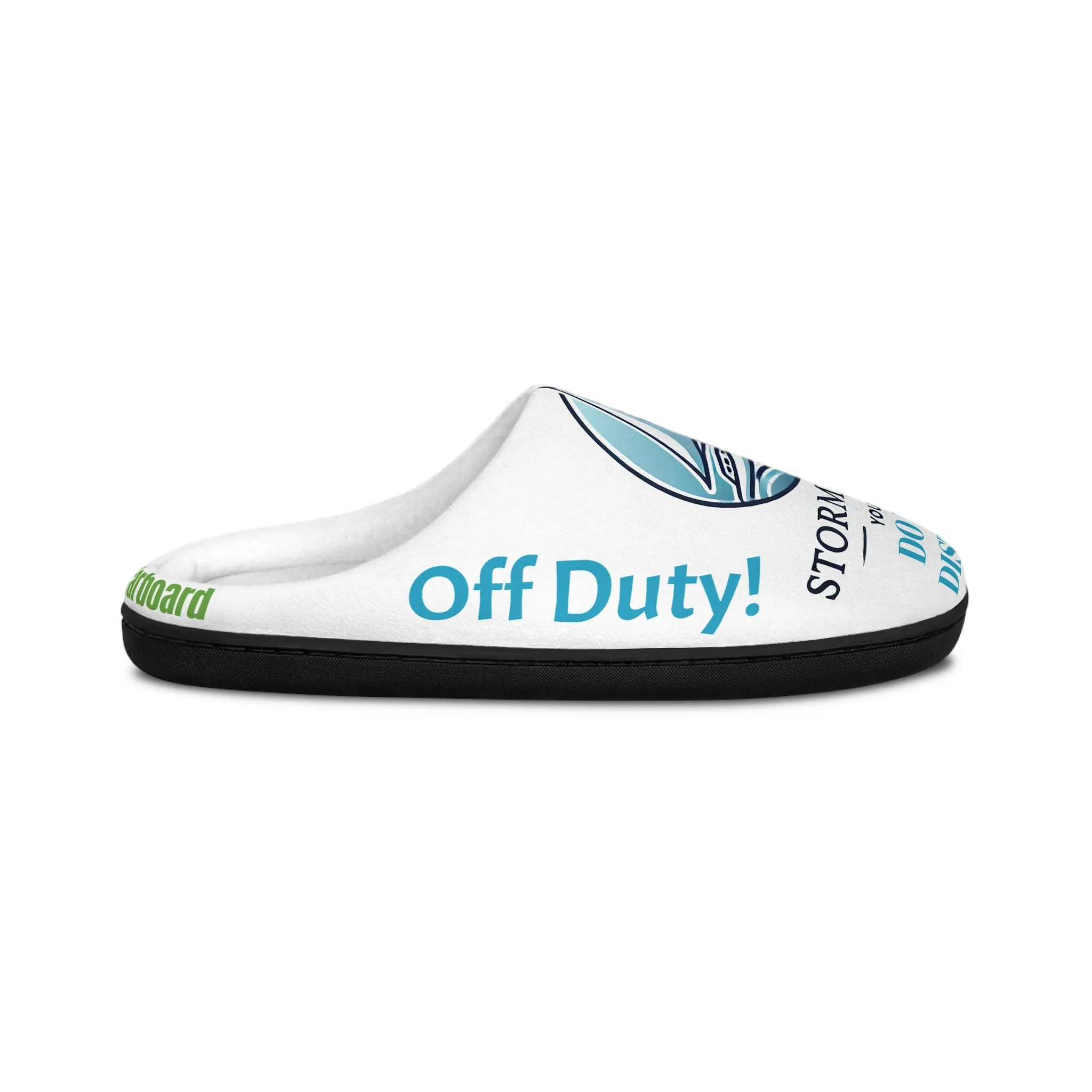 Men's Off Duty Indoor Slippers - Cozy Comfort with Stormdancer Design