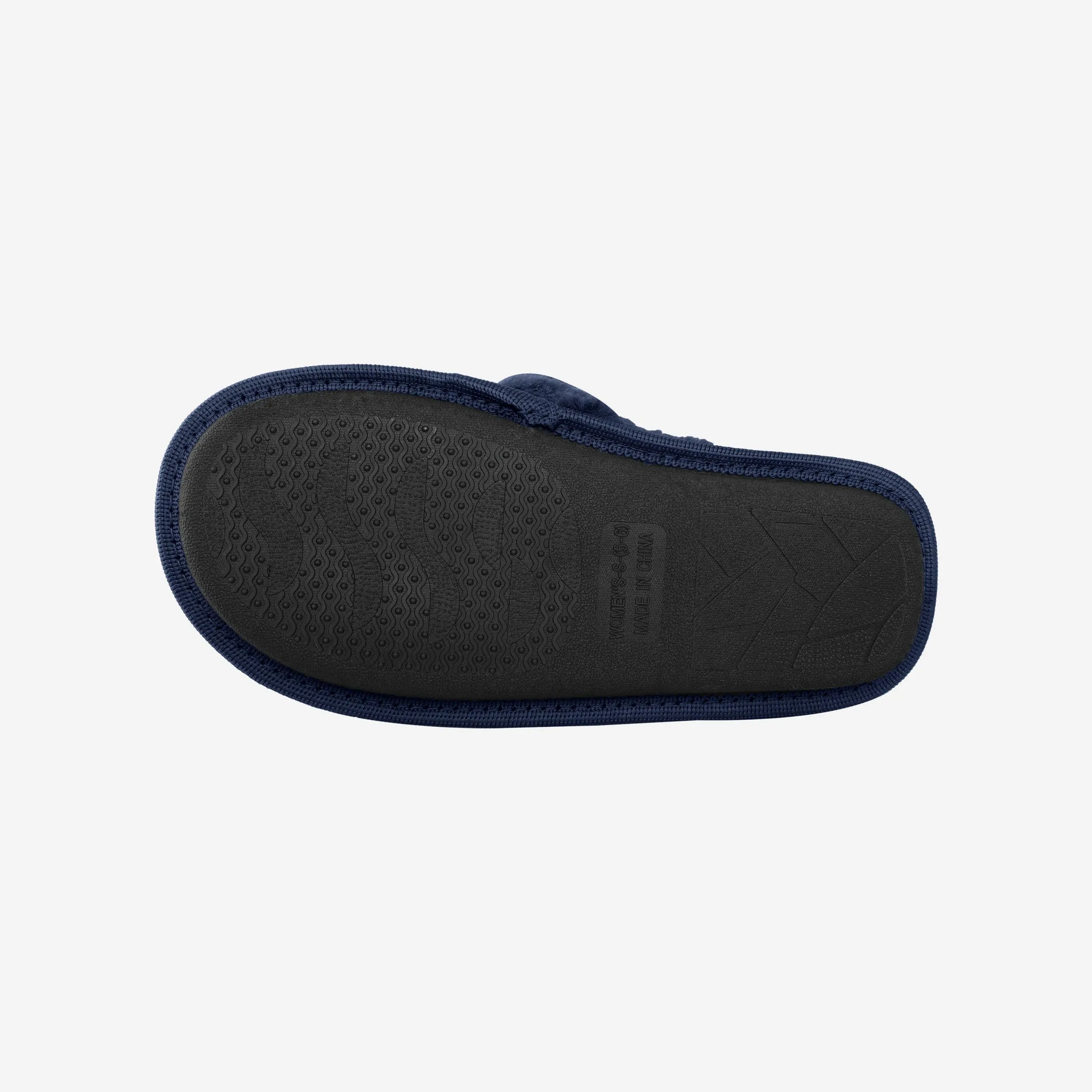 Michigan Wolverines Womens Script Wordmark Fur Cross Slide